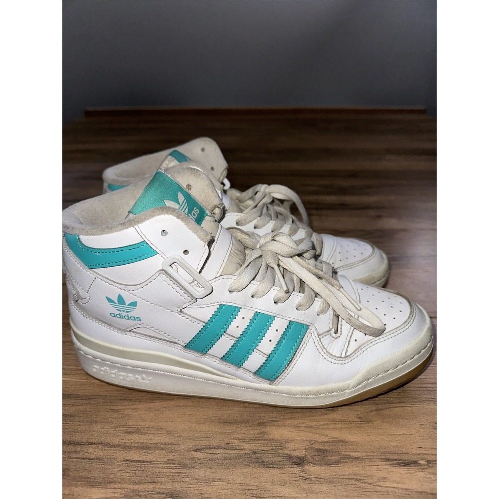 Size‎ 9.5 - adidas Forum Mid White Mint Rush W
